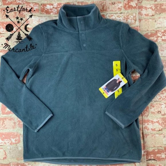 NWT 32 Degrees Ladies Fleece 1/4 Button Pullover S - Picture 1 of 3